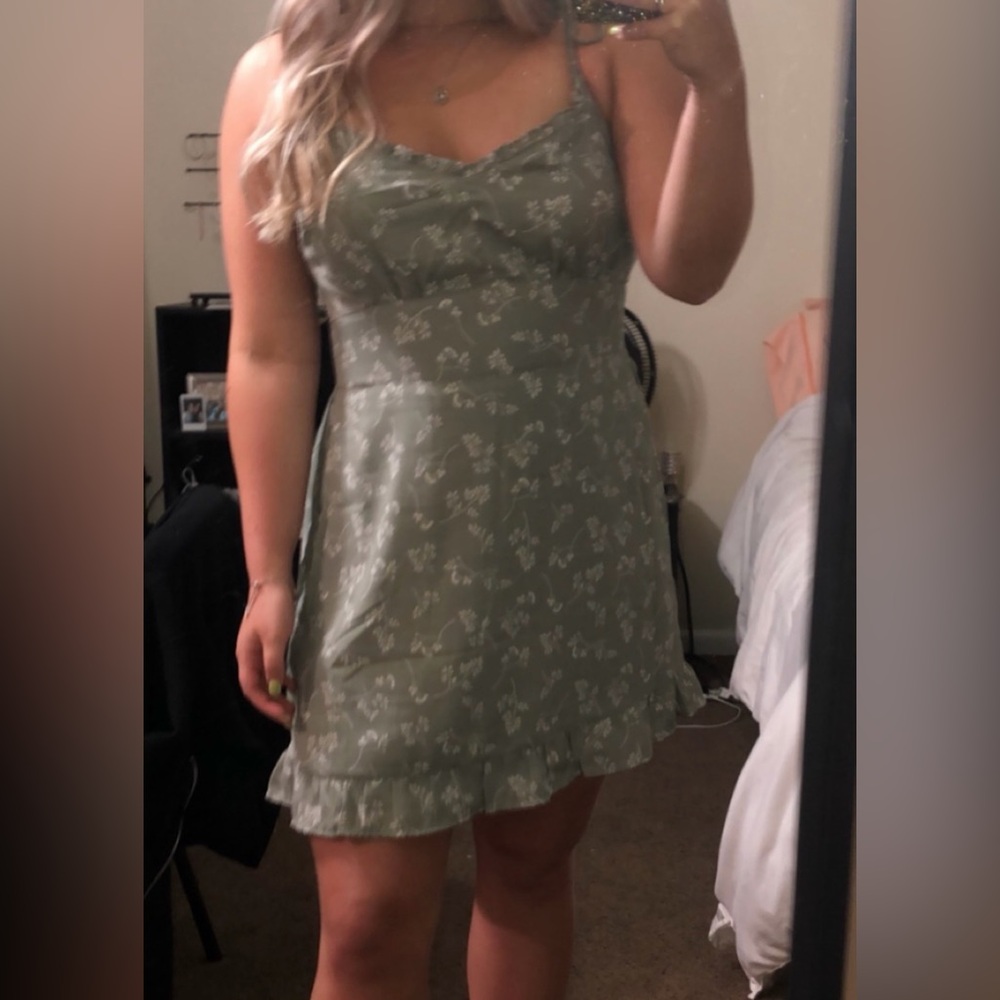 Abercrombie & Fitch Sage Floral Mini Dress